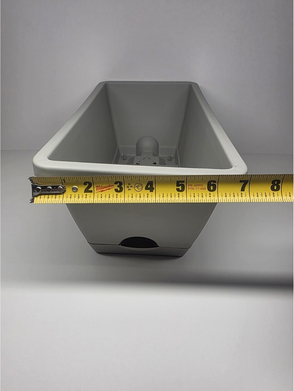 14 Inch Gray Plastic Rectangular Window Planter Box Window Vegetable ... - Picture 4 of 4